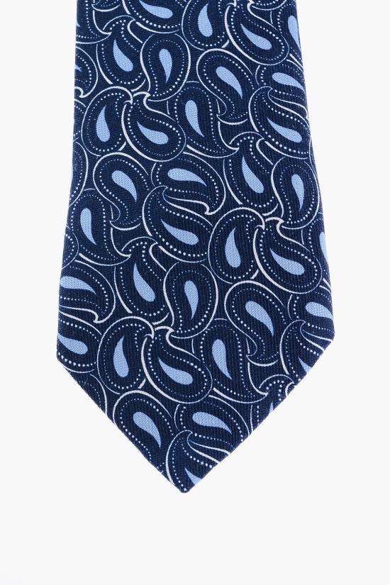  꼬르넬리아니 넥타이 81U309 8120421 001 Blue - CORNELIANI