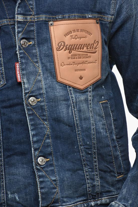  디스퀘어드2 데님 자켓 S74AM1561 S30664 470 Blue - DSQUARED2