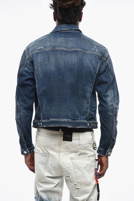  디스퀘어드2 데님 자켓 S74AM1561 S30664 470 Blue - DSQUARED2