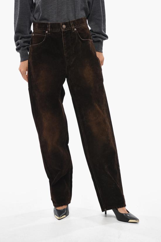  토리버치 스트레이트 팬츠 171707877 Brown