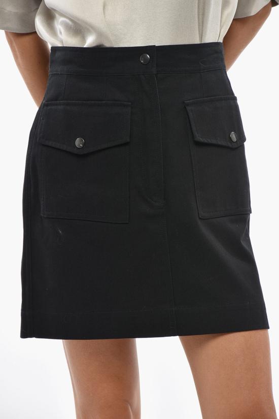  드리스 반 노튼 숏 스커트 010810 2044 900 23 Black - DRIES VAN NOTEN