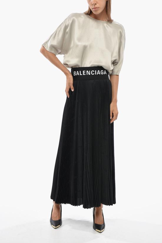  발렌시아가 롱 스커트 790581 TQO30 1000 29 Black - BALENCIAGA