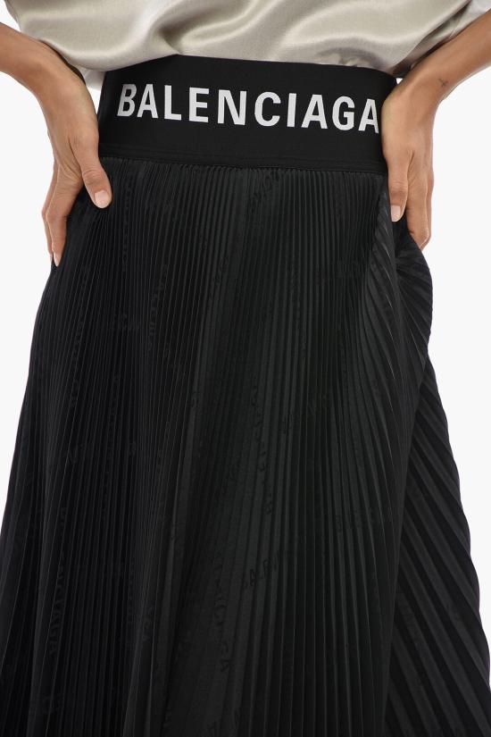  발렌시아가 롱 스커트 790581 TQO30 1000 29 Black - BALENCIAGA