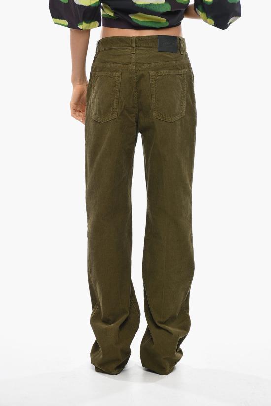  생로랑 코듀로이 클라이드 팬츠 705103Y29IA3564 Green - SAINT LAURENT