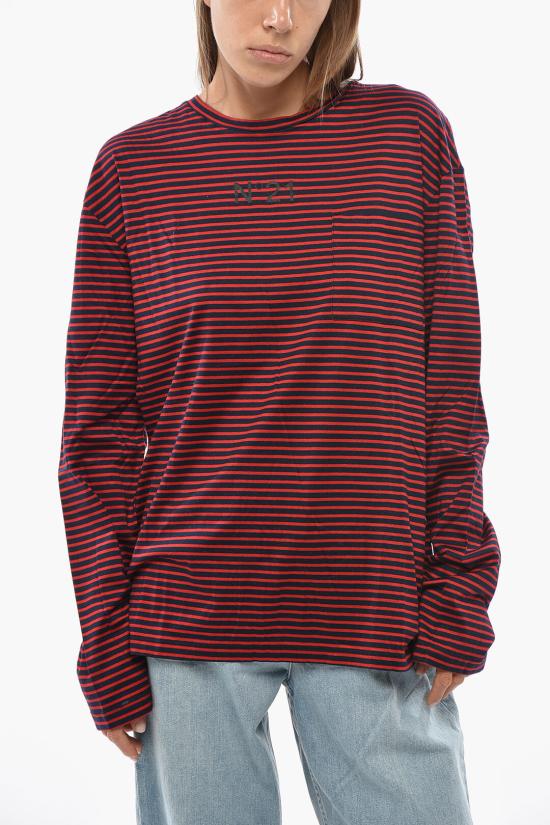  누메로벤투노 긴팔 티셔츠 F151 4213 R6C1 23 Red