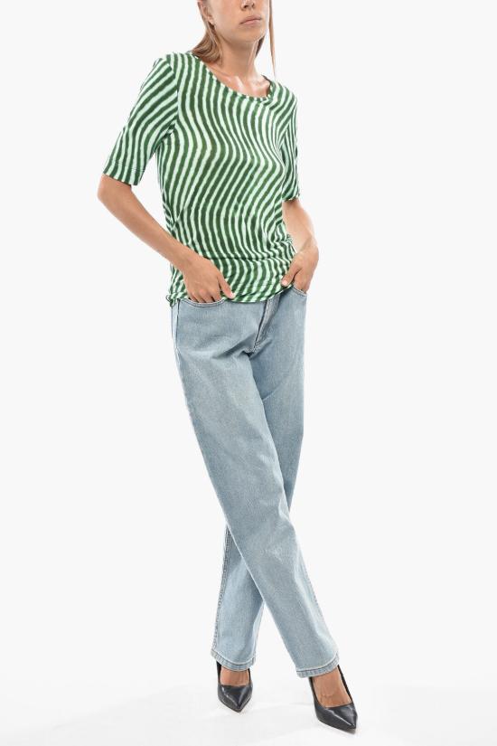  드리스 반 노튼 반팔 티셔츠 011192 2619 604 23 Green - DRIES VAN NOTEN