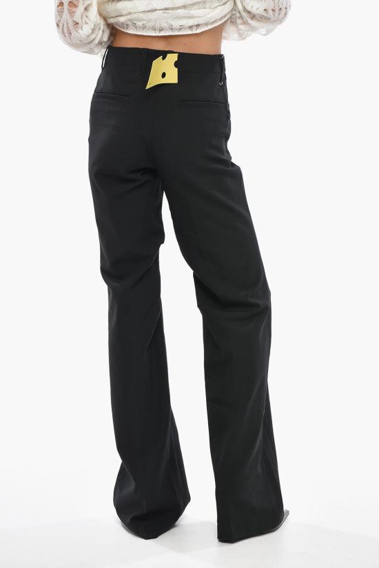  오프화이트 스트레이트 팬츠 OWCA161 F22FAB002 1000 26 Black - OFF WHITE