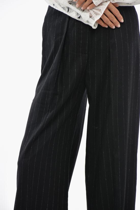  포르테포르테 스트레이트 팬츠 14317MYPANTS F48M8002 Black - FORTE FORTE