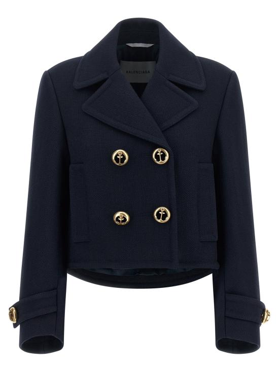  발렌시아가 자켓 LDA002D7TUU168065 NAVY