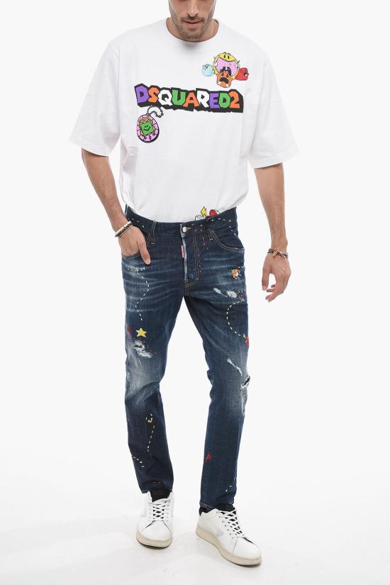  디스퀘어드2 데님 팬츠 S74LB1392 S30664 470 Blue - DSQUARED2