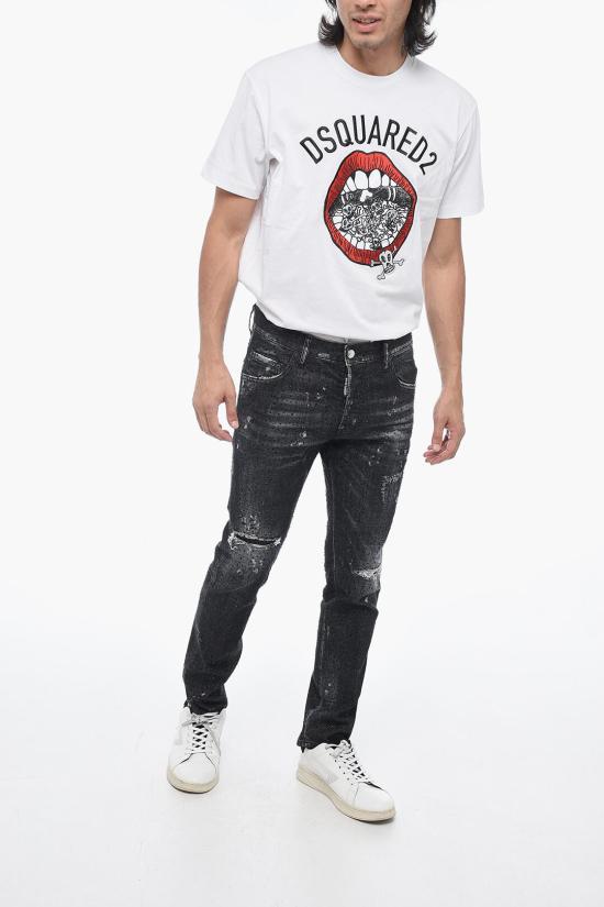  디스퀘어드2 데님 팬츠 S74LB1395 S30357 900 Black - DSQUARED2