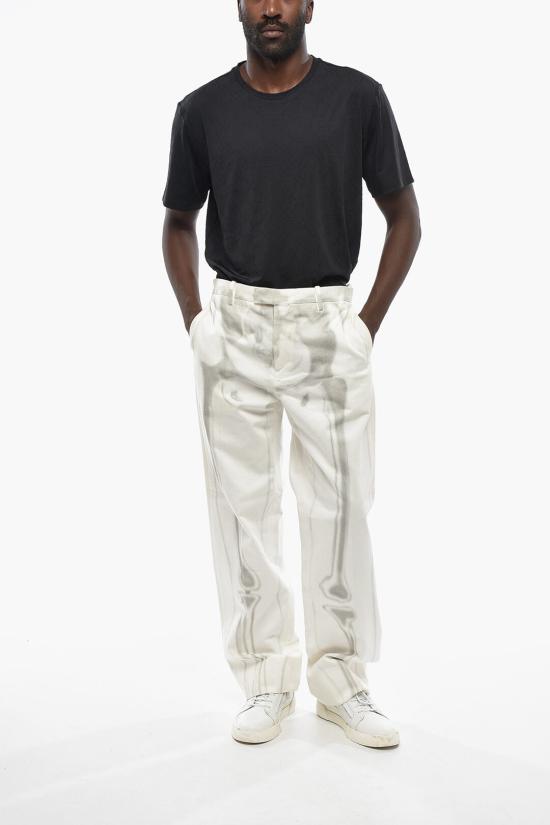  오프화이트 데님 팬츠 OMYB015S23DEN0030100 White - OFF WHITE