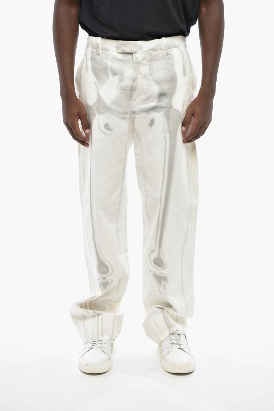  오프화이트 데님 팬츠 OMYB015S23DEN0030100 White
