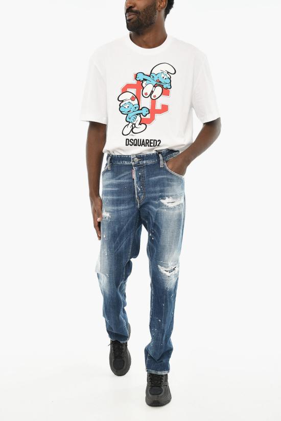  디스퀘어드2 데님 팬츠 S74LB1328 S30872 470 Blue - DSQUARED2