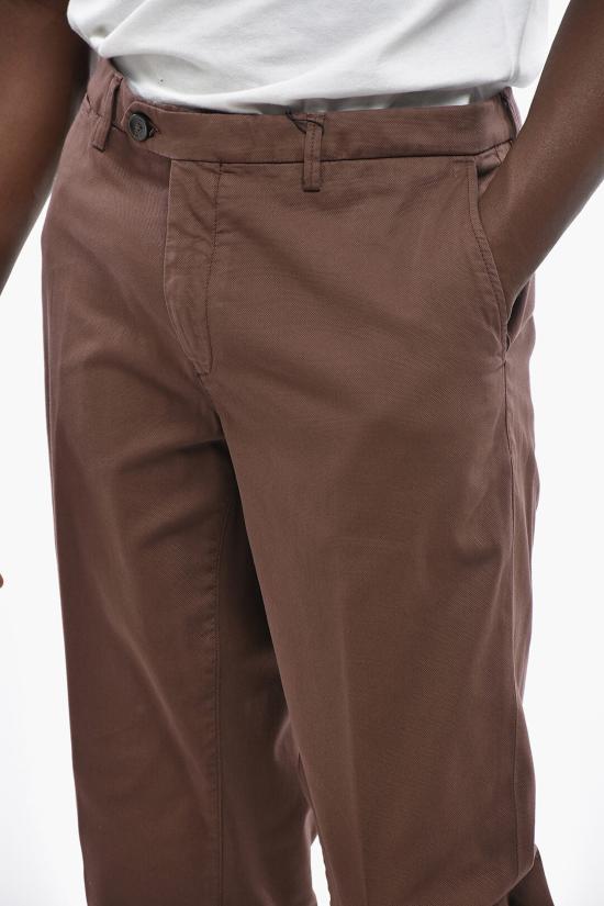  꼬르넬리아니 치노 팬츠 834ET1 9120166 032 Brown - CORNELIANI