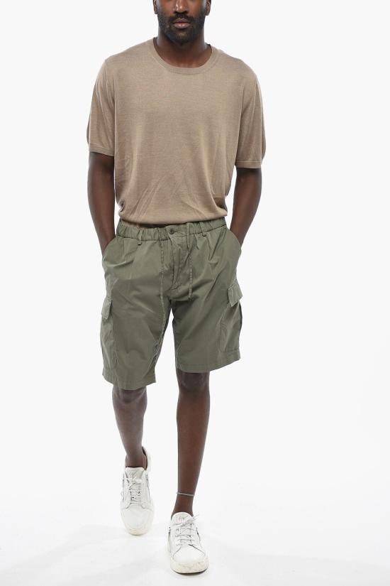  꼬르넬리아니 숏팬츠 894EA4 2120183 051 Military Green - CORNELIANI