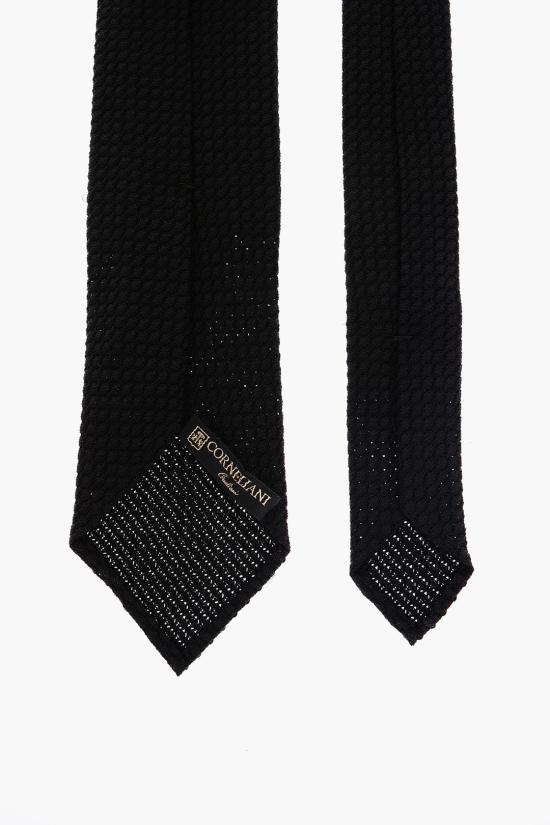  꼬르넬리아니 넥타이 81U394 8120448 020 Black - CORNELIANI