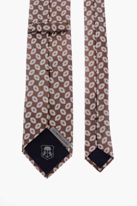  꼬르넬리아니 넥타이 83U302 9120412 031 Brown - CORNELIANI