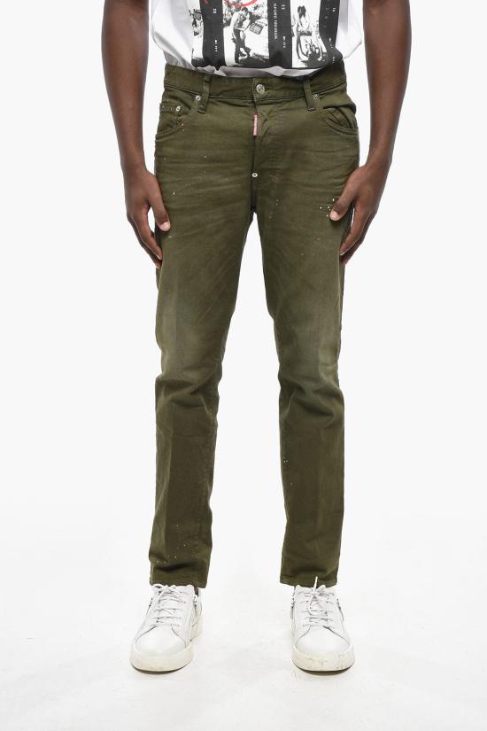  디스퀘어드2 데님 팬츠 S74LB1356S30733697 Green
