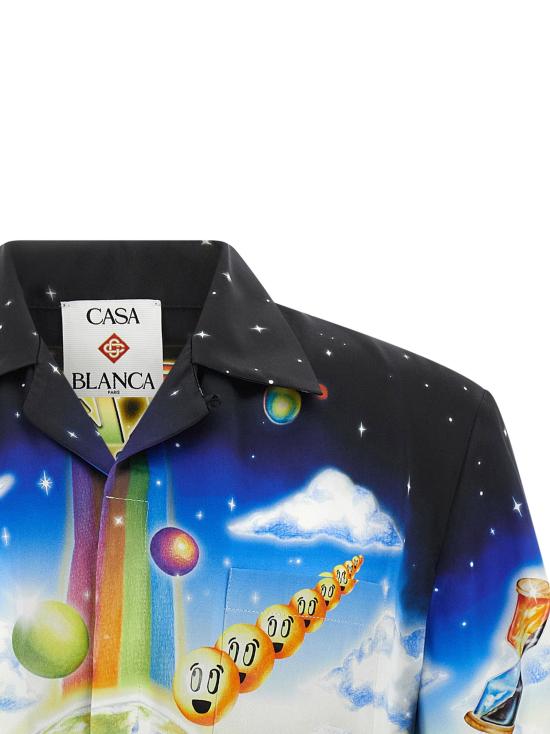 카사블랑카 셔츠 LDMSP26SH00307 BLACK - CASABLANCA