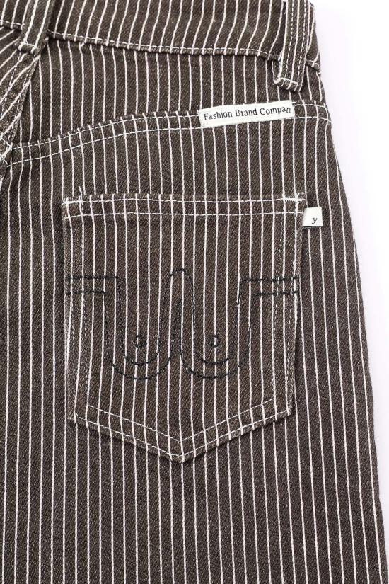  패션 브랜드 컴퍼니 데님 팬츠 패션 브랜드 회사 슬림 스트라이프 레일로드 진 - FASHION BRAND COMPANY