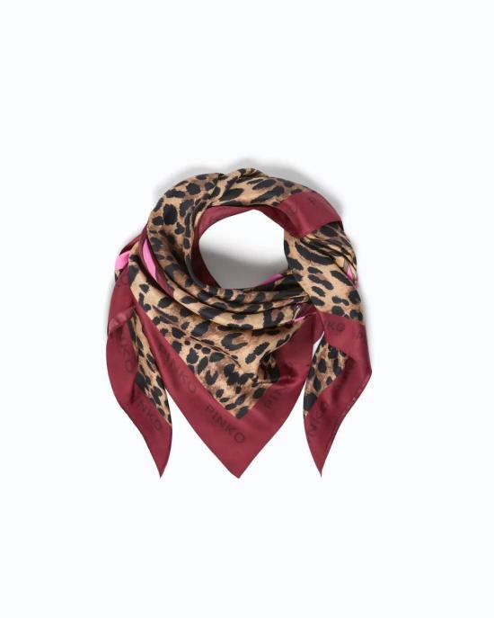 26FW 핑코 머플러/스카프 106656A3IN RN4 ROSSO ROSA