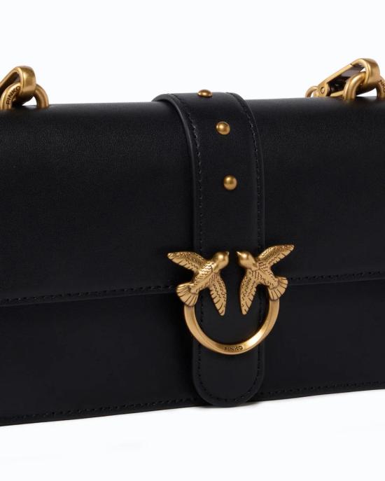 26FW 핑코 토트백 107622A0F1 Z99Q NERO ANTIQUE GOLD - PINKO