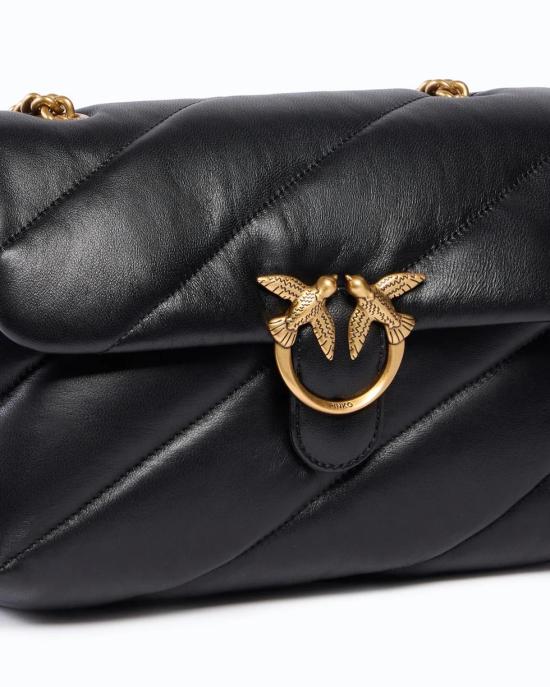 26FW 핑코 토트백 107616A0F2 Z99Q NERO ANTIQUE GOLD - PINKO