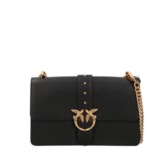 26FW 핑코 토트백 107621A0F1 Z99Q NERO ANTIQUE GOLD