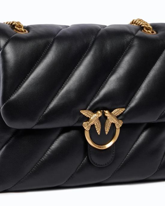 26FW 핑코 토트백 107615A0F2 Z99Q NERO ANTIQUE GOLD - PINKO
