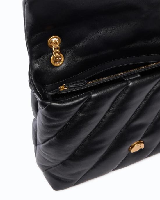 26FW 핑코 토트백 107615A0F2 Z99Q NERO ANTIQUE GOLD - PINKO