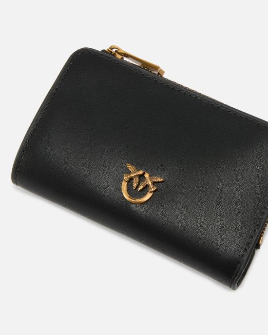 26FW 핑코 지갑 106206A0F1 Z99Q NERO ANTIQUE GOLD - PINKO