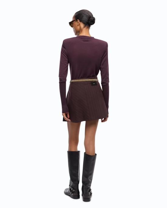 26FW 핑코 스웨터 107246A3FY W63 VIOLA PRUGNA PERFETTO - PINKO