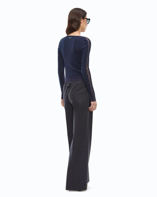 26FW 핑코 스웨터 107269A3I0 G02 BLU ECLISSI TOTALE - PINKO