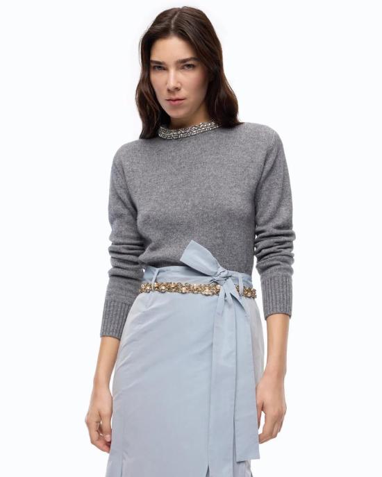 26FW 핑코 스웨터 107274A3GI II2 GRIGIO MONUMENTO - PINKO