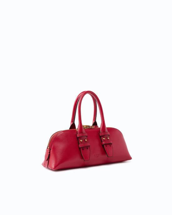 26FW 핑코 토트백 105334A0QO R59Q ROSSO RIO ANTIQUE GOLD - PINKO