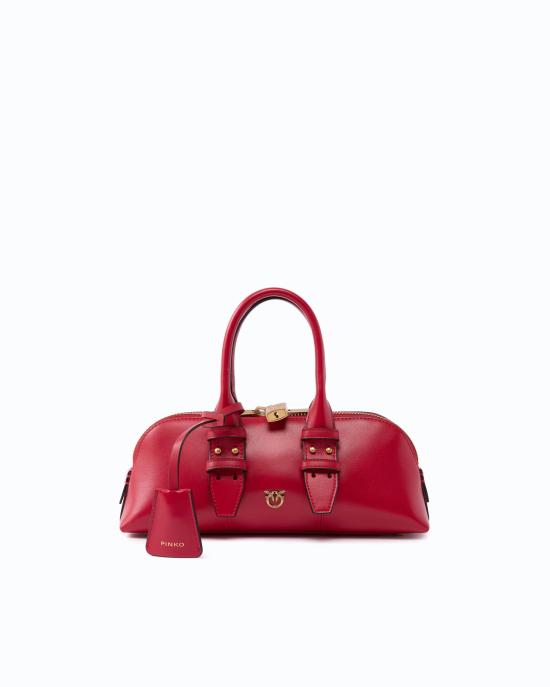 26FW 핑코 토트백 105334A0QO R59Q ROSSO RIO ANTIQUE GOLD