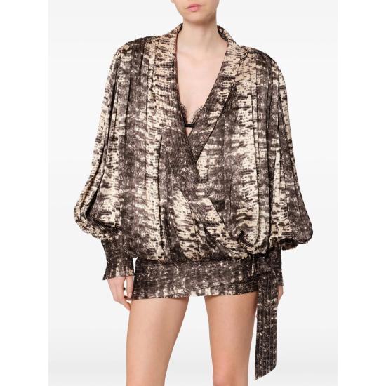 26FW 이자벨마랑 원피스 D4J12I RO1199FB 90BE BROWN NEUTRALS - ISABEL MARANT