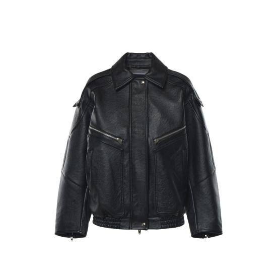 26FW 더프랭키샵 바이커 자켓 HUDSON BLACK