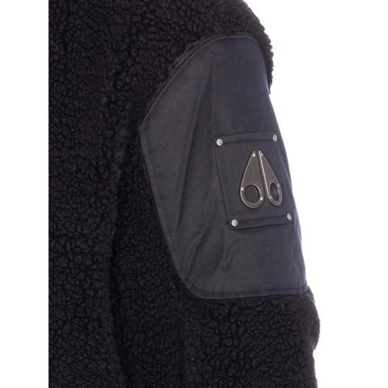 26FW 무스너클 SAGLEK 플리스 집 자켓 M35MS601 292 BLACK - MOOSE KNUCKLES