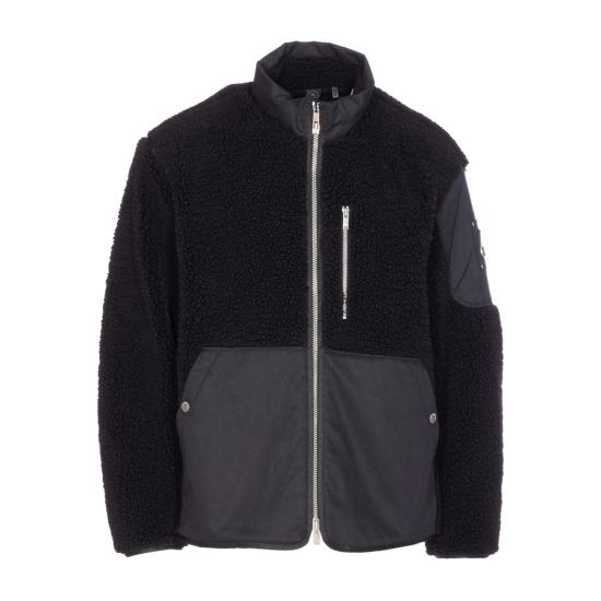 26FW 무스너클 SAGLEK 플리스 집 자켓 M35MS601 292 BLACK