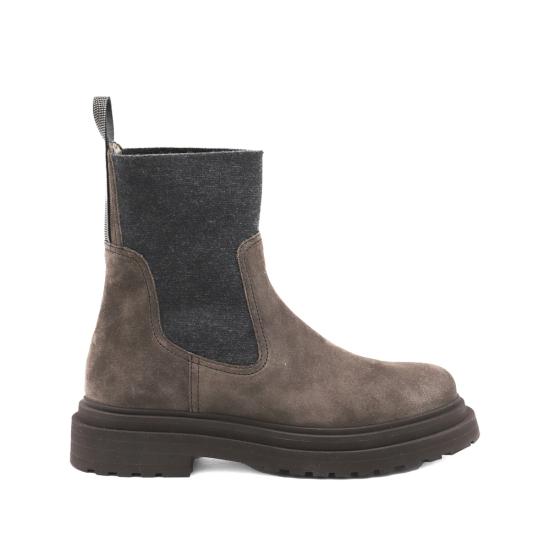 26FW 브루넬로 쿠치넬리 슈즈 MZSFG3034 C7284 BROWN GREY