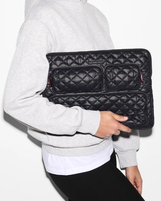  엠지 월리스 가방 Mz Wallace Tech Sleeve Deluxe Black - MZ WALLACE