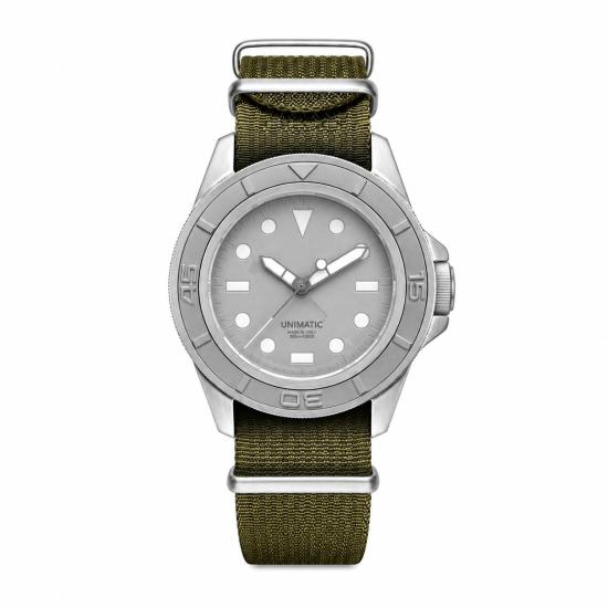 26FW 유니마틱 손목시계 U1AEG GRIGIO GREEN