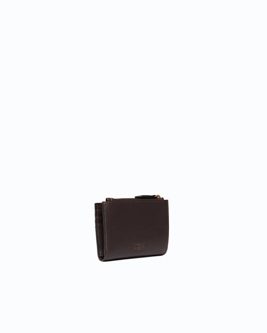 26FW 핑코 지갑 103610A0F1 M12Q MARRONE MASCARA ANTIQUE - PINKO
