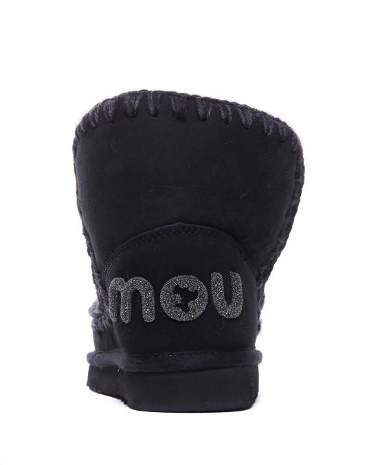 26FW 모우 에스키모 18 글리터 로고 부츠 101050A BKBK BLACK - MOU