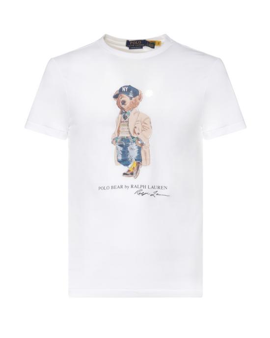 26FW 폴로 랄프로렌 반팔 티셔츠 710B30192 001 WHITE