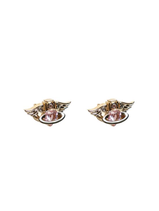 26FW 비비안웨스트우드 이어링 62010397 01R238R238 GOLD PINK CZ