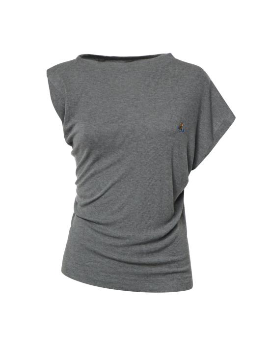 26FW 비비안웨스트우드 헤보 탑 1504000A J00BOP403 DARK GREY MELANGE