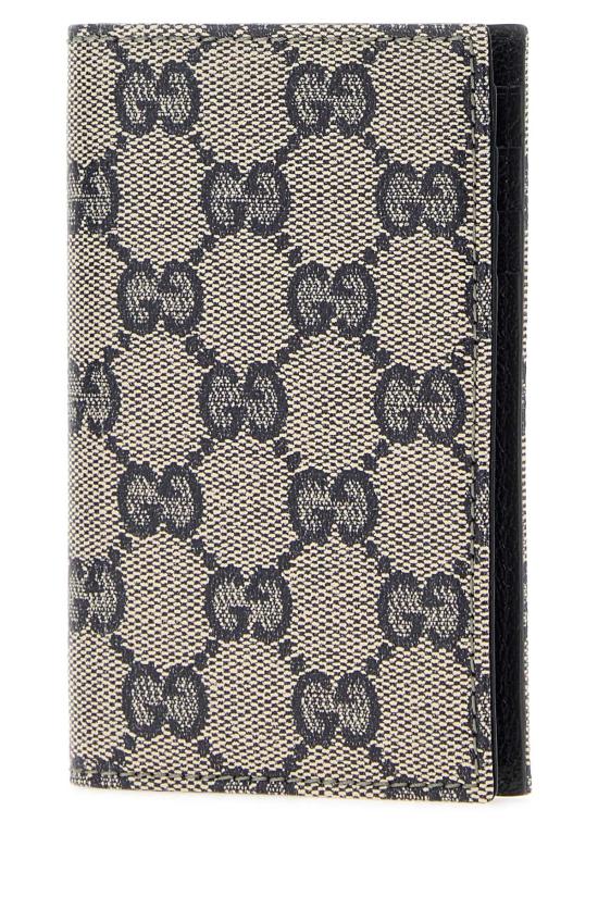 26FW 구찌 GG 캔버스 카드 지갑 876421FAF8A 8742 BLU - GUCCI
